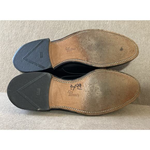 Allen Edmonds Bradley‎ Oxford shoe Men’s Sz 12 B Black Leather Split Toe Derby main image 5